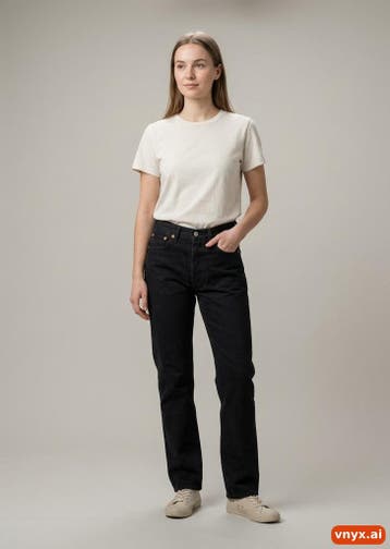 Levi Strauss & Co. Jeans Dames maat WW32 / L34 Zwart Vintage, Ophalen of Verzenden, Nieuw