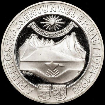 Oostenrijk. 100 Schilling 1978 - Arlberg-Tunnel (Proof)