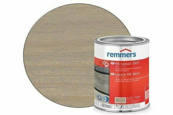 Remmers HK-lazuur | Grey Protect Zilvergrijs, Doe-het-zelf en Verbouw, Verf, Beits en Lak, Verzenden