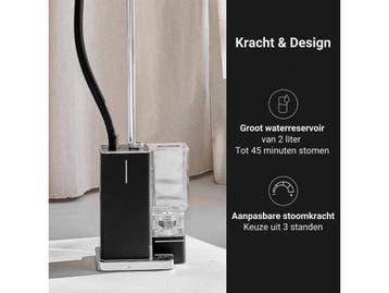 SteamOne George 2 - Kledingstomer - 2300W 50 g/min - Zwart, Verzenden, Zo goed als nieuw