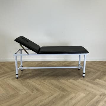 massagetafel (bxd) 178x60 cm, zwart - wit, Ophalen of Verzenden, Gebruikt