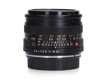 Leica Elmarit-R 35mm f/2.8 - 1 jaar garantie, Ophalen of Verzenden, Zo goed als nieuw, Leica