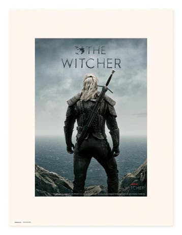 Kunstdruk The Witcher - Backwards 30x40cm, Verzenden, Nieuw