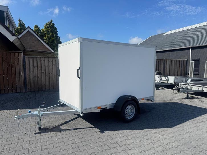 Syma Gesloten aanhanger 250x130x150 750KG Ongeremd, Auto diversen, Aanhangers en Bagagewagens, Nieuw, Ophalen