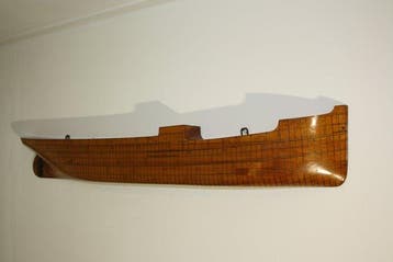 Maritieme objecten - Hout- Builders Plate Half Model