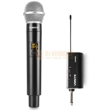 Vonyx WM55 - Draadloze Microfoon Plug-and-Play UHF, Muziek en Instrumenten, Dj-sets en Draaitafels, Ophalen of Verzenden, Nieuw