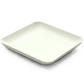 Sier Bagastro Suikerriet Bord Vierkant 12x12x1,5cm 40st., Verzenden, Nieuw