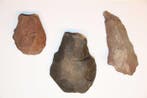 Paleolithisch Steengoed Bifaces - 133 mm (Zonder