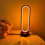 Stijlvol LED Tafellamp - Driekleurig Ringlampje 33cm Hoog, Verzenden, Nieuw