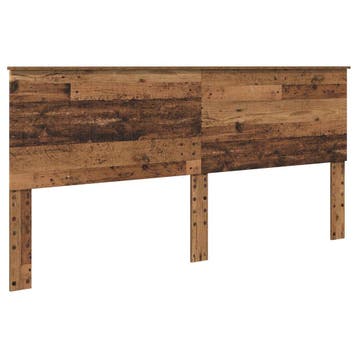 vidaXL Hoofdbord met hoofdeinde Oud Hout 200 cm Bewerkt hout, Verzenden, Nieuw, Bruin, Hout