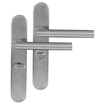 Deurbeslag | Deurklink met wc-sluitingschild | Differnz |, Verzenden, Nieuw