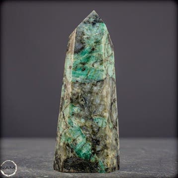 Natuurlijke smaragdobelisk - Topkwaliteit- 344.92 g