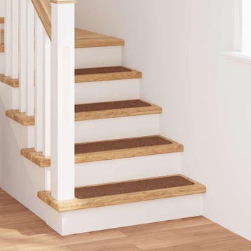 vidaXL Antislip Trapmatten 15 st 75 x 20 cm Geel PP, Verzenden, Nieuw