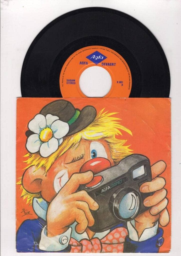 Onbekende Artiest – De Clown / Agfacolor 100 (1-7-Vinyl-Sin, Cd's en Dvd's, Vinyl Singles, Ophalen of Verzenden
