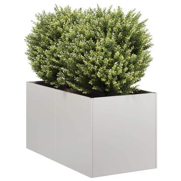 vidaXL Plantenbak 40x80x40 cm roestvrij staal, Verzenden, Nieuw, Metaal