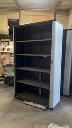 Gispen Roldeurkast 197x120x47 (gebruikt), Gebruikt, 100 tot 150 cm, Verzenden, Metaal