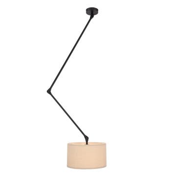 Japandi plafondlamp zwart, Timmy, Ophalen of Verzenden, Nieuw