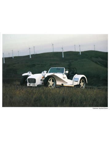 1994 CATERHAM PROGRAMMA PERSMAP ENGELS, Nieuw, Author