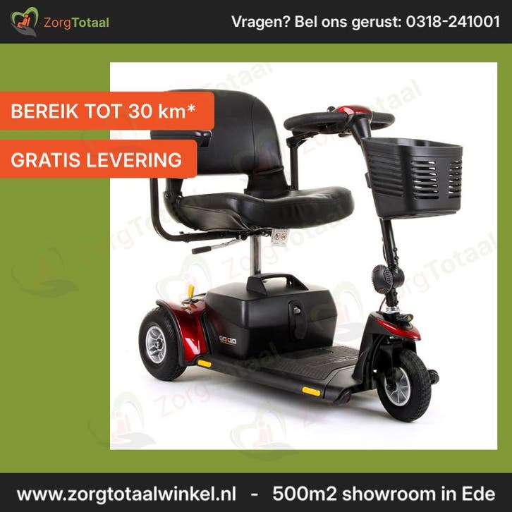 Opvouwbare scootmobiel - Pride GoGo Elite Traveller Plus 3.., Diversen, Brommobielen en Scootmobielen, Nieuw, Pride, Ophalen of Verzenden