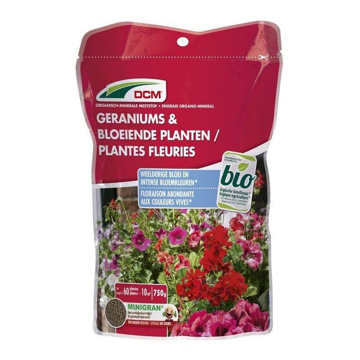 Meststof Geraniums & Bloeiende planten (0,75 KG), Tuin en Terras, Aarde en Mest, Ophalen of Verzenden