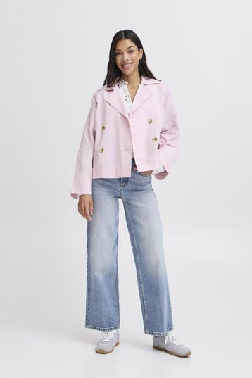 b.young  - Dames Jas - Maat 42 Roze (Jassen, Dameskleding), Kleding | Dames, Verzenden, Nieuw