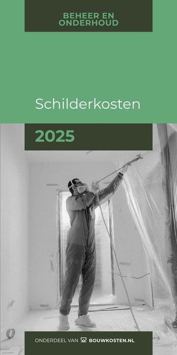 9789493312692 Schilderkosten 2025 IGG bouweconomie BV, Verzenden, Nieuw, IGG bouweconomie BV