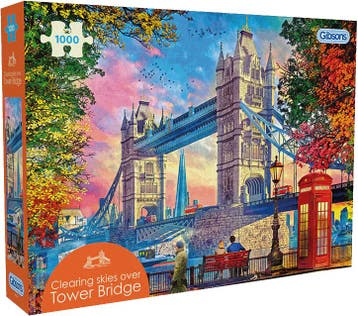 Dominic Davison - Clearing Skies Over Tower Bridge Puzzel, Verzenden, Nieuw