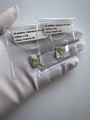 Al Andalus - Almohad Silver Dirham AD 1147-1269 (2 coins)