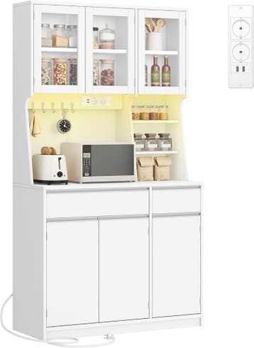 Hzuaneri Keukenkast, dressoir, commode keuken met stopcontac, Verzenden, Zo goed als nieuw