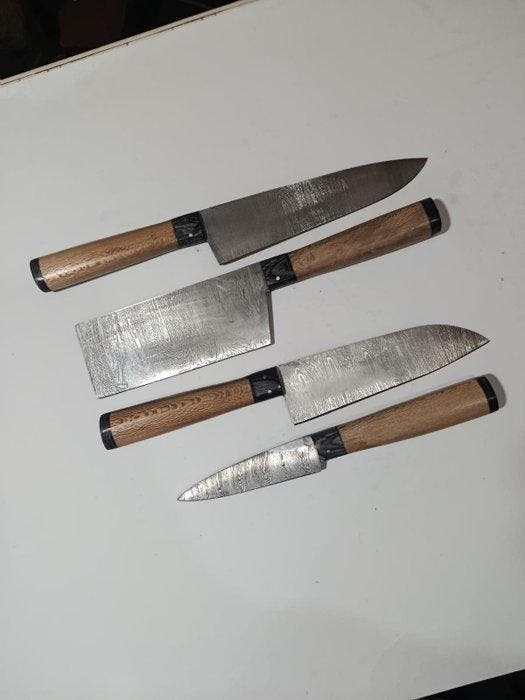 Keukenmes - Japanse BBQ- en kampeer-messen-set (HW 160) -, Antiek en Kunst, Antiek | Keukenbenodigdheden