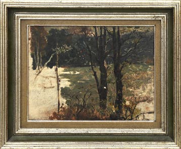 Matthijs Maris (1839-1917), Schets van een boslandschap