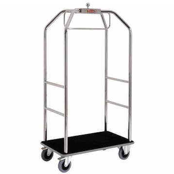 Wagen | Voor Koffers + Vestiaire | Verchroomd | Op Wielen |, Verzenden, Nieuw in verpakking
