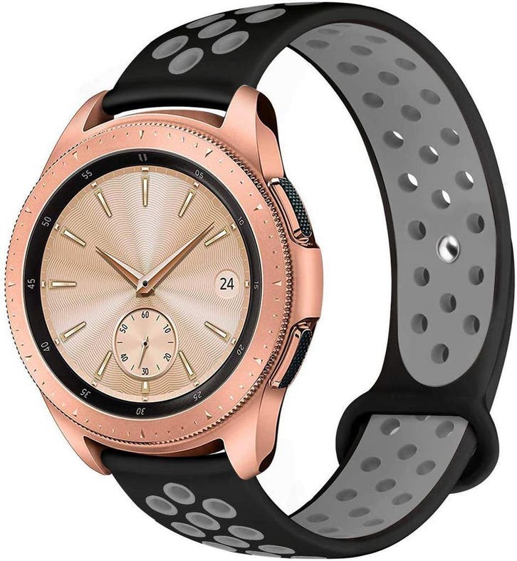 DrPhone Siliconen Polsband Galaxy Watch 40 mm & 42 mm - 20 m, Sieraden, Tassen en Uiterlijk, Smartwatches, Verzenden