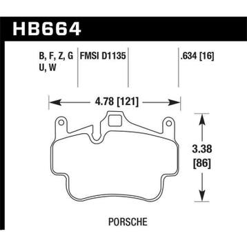 Hawk 05-08 Porsche 911 Carrera Front & Rear / 07-08 Cayman, Ophalen of Verzenden, Nieuw