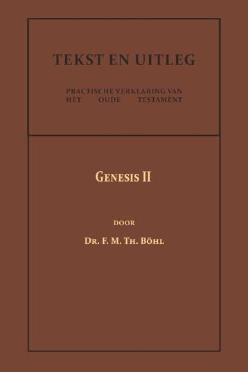 Genesis Ii | Dr. F.M.Th. Böhl | Nieuw, Ophalen of Verzenden, Nieuw, Dr. F.M.Th. Böhl