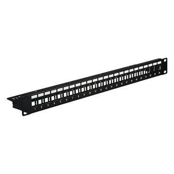 Keystone behuizing | 19 inch (24-poorts, 1U), Verzenden, Nieuw