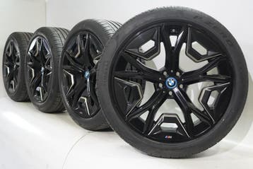 BMW iX i20 1020 22 inch velgen Pirelli Zomerbanden Origineel, Auto-onderdelen, Banden en Velgen, Gebruikt, Velg(en), Overige maten