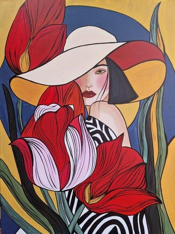 Lucía Laurent - XL - Elegancia Escarlata