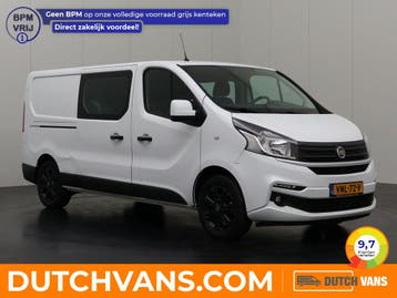 Fiat Talento 145PK Dubbele-cabine 2021 L2 H1 Diesel, Euro 6, Wit, Nieuw, BTW verrekenbaar