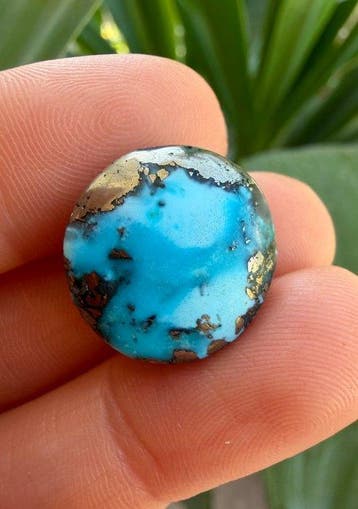 Turquoise Echt juweel! Topkleur Turquoise uit Neishabour,