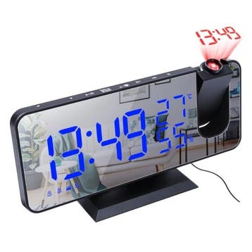 Multifunctionele Digitale LED Klok - Wekker Spiegel Alarm, Verzenden, Nieuw
