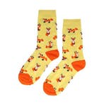 Sokken katoen - vossen print - geel oranje - maat 36-43, Kleding | Dames, Nieuw