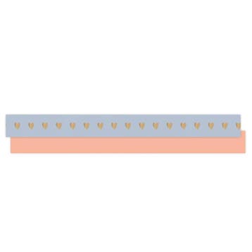 5m Dubbelzijdig Krullint Blauw Peach - krullint - cadeau..., Diversen, Ophalen of Verzenden, Nieuw