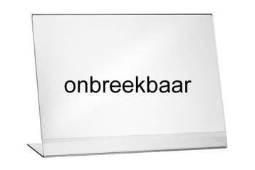 L-standaard A4 Landscape Onbreekbaar Celdis®, Verzenden, Nieuw in verpakking, Etalage