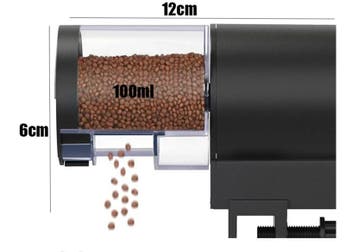 Automatische Aquarium Voeder – Slimme Visvoer Dispenser 100, Verzenden, Nieuw