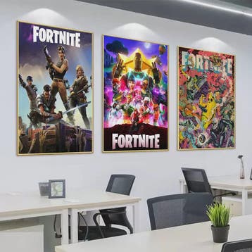 Fortnite Game Poster - Decoratieve Muurkunst voor Fans, Verzenden, Nieuw