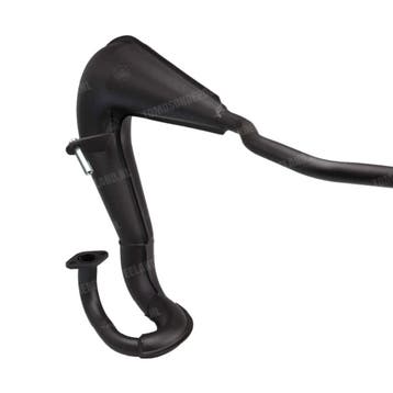 Tomos Uitlaat 25mm Tecno off road EVO zwart met aluminium..., Ophalen of Verzenden, Nieuw, Tecno