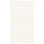 vidaXL Zebra rolgordijn 135x230 cm stofbreedte 130,9 cm, Verzenden, Nieuw, Beige
