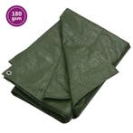 vidaXL Dekzeil 180 g/m² 6x8 m HDPE groen, Verzenden, Nieuw
