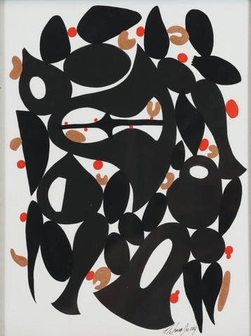 Frédéric De Luca (1949) - Abstract schilderij